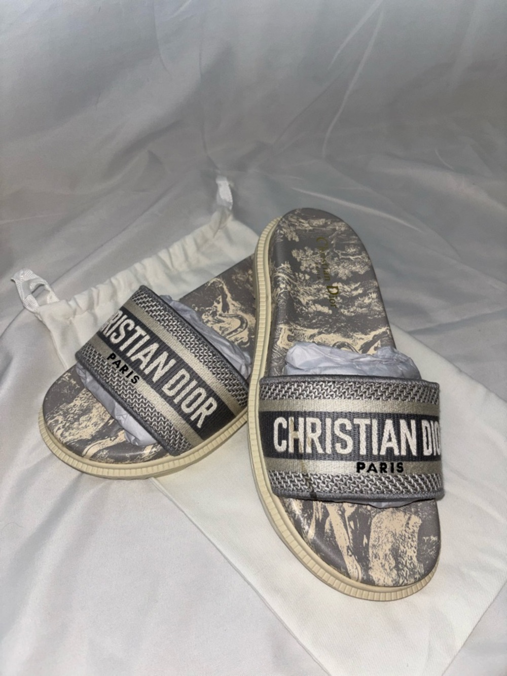 NEW Embroidered Blue Sandals